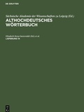 Cover: Althochdt. WB Lfg 14 Ahdwb - De Gruyter