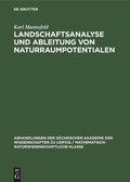 Cover: Landschaftsanalyse und Ableitung von Naturraumpotentialen - De Gruyter
