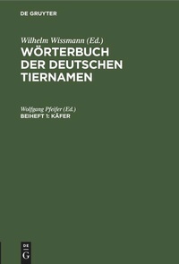 Enlarge image Cover: Käfer - De Gruyter