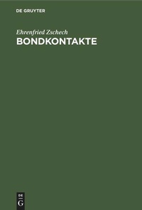 Enlarge image Cover: Bondkontakte - De Gruyter