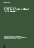 Cover: Theory of Nonlinear Operators - De Gruyter
