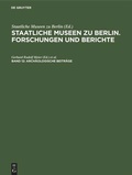 Cover: Arch&auml;ologische Beitr&auml;ge - De Gruyter