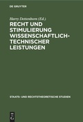 Cover: Recht Und Stimulierung Wissenschaftlich-Technischer Leistungen - Mercury Learning and Information
