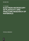 Cover: Electron Microscopy in Plasticity and Fracture Research of Materials - De Gruyter
