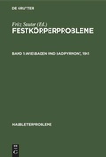 Cover: Wiesbaden und Bad Pyrmont, 1961 - De Gruyter