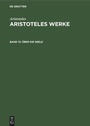 Cover: Über die Seele - De Gruyter