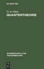 Cover: Quantentheorie - De Gruyter