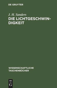 Enlarge image Cover: Die Lichtgeschwindigkeit - De Gruyter