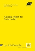 Cover: Aktuelle Fragen des Archivrechts - new academic press