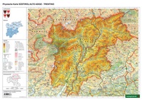 Abbildung von: Schreibtischunterlage DUO, Schulhandkarte Südtirol-Trentino 1:450.000 - Freytag-Berndt und ARTARIA