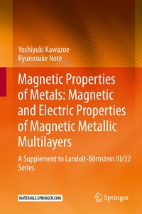 Abbildung von: Magnetic Properties of Metals: Magnetic and Electric Properties of Magnetic Metallic Multilayers - Springer