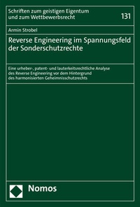Abbildung von: Reverse Engineering im Spannungsfeld der Sonderschutzrechte - Nomos