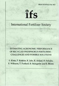 Cover: Estimating Agronomic Performance of Recycled Phosphorus Fertilisers - Challenges and Possible Solutions - International Fertiliser Society