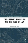 Cover: The Literary Exception and the Rule of Law - Routledge