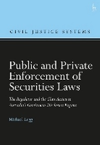 Abbildung von: Public and Private Enforcement of Securities Laws - Hart Publishing