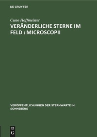 Abbildung von: Veraenderliche Sterne Im Feld ? Microscopii - Mercury Learning and Information