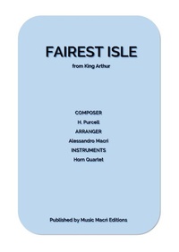Abbildung von: FAIREST ISLE from King Arthur by H. Purcell - Music Macrì Editions