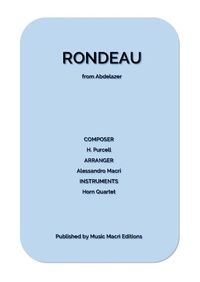Abbildung von: RONDEAU from Abdelazer by H. Purcell - Music Macrì Editions
