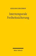 Cover: Intertemporale Freiheitssicherung - Mohr Siebeck