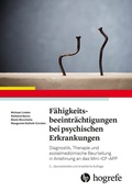 Cover: F&auml;higkeitsbeeintr&auml;chtigungen bei psychischen Erkrankungen - Hogrefe