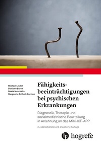 Abbildung von: Fähigkeitsbeeinträchtigungen bei psychischen Erkrankungen - Hogrefe