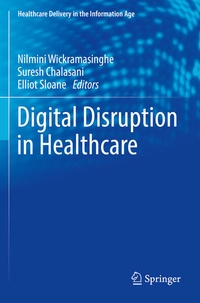 Enlarge image Cover: Digital Disruption in Healthcare - Springer