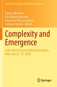 Enlarge image Cover: Complexity and Emergence - Springer