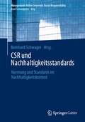 Cover: CSR und Nachhaltigkeitsstandards - Springer Gabler
