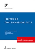 Cover: Journ&eacute;e de droit successoral 2022 - St&auml;mpfli Verlag