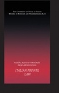 Cover: Italian Private Law - Routledge Cavendish