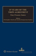 Cover: 25 Years of the TRIPS Agreement - Wolters Kluwer