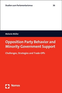 Enlarge image Cover: Opposition Party Behavior and Minority Government Support - Nomos
