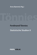 Cover: Ferdinand T&ouml;nnies Statistische Studien II - Profil Verlag
