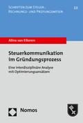 Cover: Steuerkommunikation im Gr&uuml;ndungsprozess - Nomos