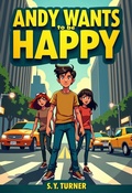 Cover: Andy Wants to be Happy (BLUE BOOKS, #6) - S.Y. TURNER