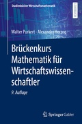 Cover: Br&uuml;ckenkurs Mathematik f&uuml;r Wirtschaftswissenschaftler - Springer Gabler
