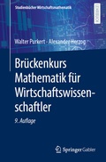 Cover: Br&uuml;ckenkurs Mathematik f&uuml;r Wirtschaftswissenschaftler - Springer Gabler