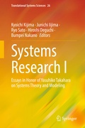 Cover: Systems Research I - Springer