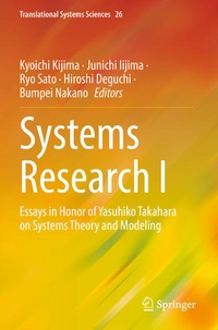 Enlarge image Cover: Systems Research I - Springer