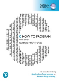 Enlarge image Cover: C How to Program: With Case Studies in Applications and SystemsProgramming, Global Edition - Pearson Education Limited
