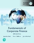 Cover: Fundamentals of Corporate Finance, Global Edition + MyLab Finance with Pearson eText (Package) - Pearson Education Limited