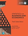 Cover: Statistics for Business and Economics plus Pearson MyLab Finance with Pearson eText, Global Edition - Pearson Education Limited