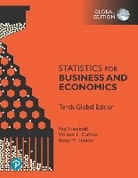 Enlarge image Cover: Statistics for Business and Economics plus Pearson MyLab Finance with Pearson eText, Global Edition - Pearson Education Limited