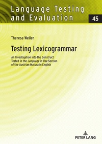 Abbildung von: Testing Lexicogrammar - Peter Lang Verlag