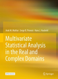 Enlarge image Cover: Multivariate Statistical Analysis in the Real and Complex Domains - Springer