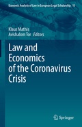 Cover: Law and Economics of the Coronavirus Crisis - Springer