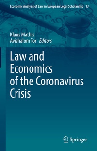Abbildung von: Law and Economics of the Coronavirus Crisis - Springer