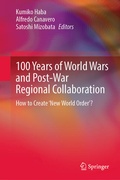 Cover: 100 Years of World Wars and Post-War Regional Collaboration - Springer