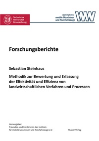Abbildung von: Methodik zur Bewertung und Erfassung der Effektivität und Effizienz von landwirtschaftlichen Verfahren und Prozessen - Shaker