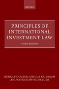 Cover: Principles of International Investment Law - OUP eBook